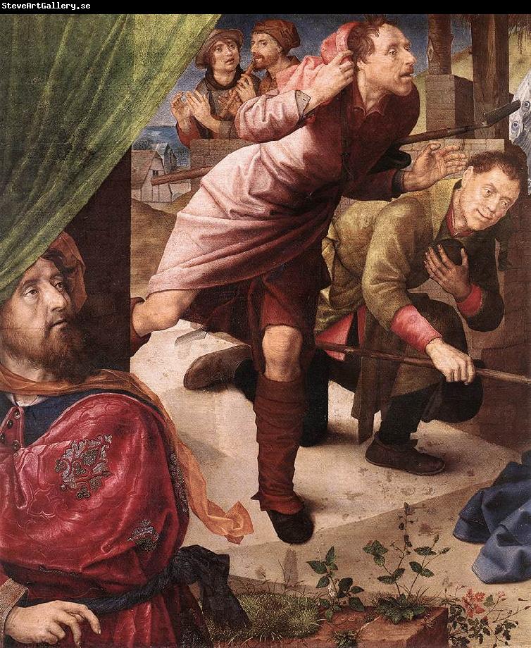 GOES, Hugo van der Adoration of the Shepherds (detail) sf